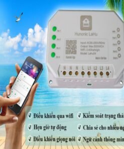 Công tắc thông minh Hunonic Lahu 4 kênh ( 500w/kênh) 3 cong tac lahu 4 kenh 6