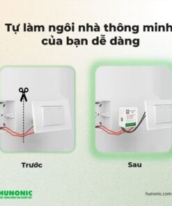 Biến Công Tắc Thường Thành Công Tắc Thông Minh - Hunonic Mini 2 hunonic mini 3