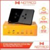 Ổ Cắm Mặt Kính 2 ổ Cắm Có Tiếp Địa không viền màu đen 9 o cam mat kinh cuong luc 3