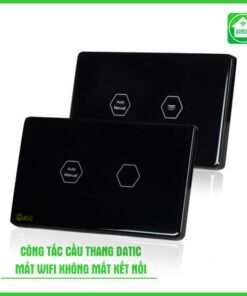 Công Tắc Chính Liên Kết Cầu Thang Wifi Datic Màu Đen 7 cong tac lien ket cau thang datic 1