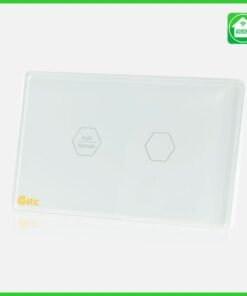 Công Tắc Chính Liên Kết Cầu Thang Wifi Hunonic Màu Trắng Viền Vàng 4 cong tac lien ket cau thang datic mau trang 3