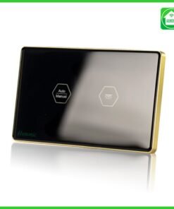 Công Tắc Chính Liên Kết Cầu Thang Wifi Hunonic Màu Đen Viền Vàng 4 cong tac lien ket cau thang hunonic den 2