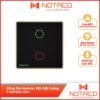 Công Tắc Cảm Ứng 2 Nút Hunonic Mặt Vuông Màu Đen - Điều Khiển Từ Xa Bằng Điện Thoại 16 cong tac wifi mat vuong 2 nut mau den 5