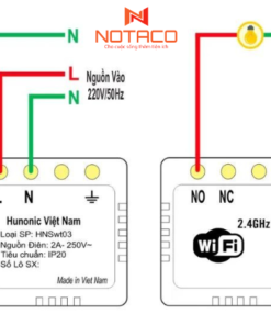 Công Tắc Chính Liên Kết Cầu Thang Wifi Datic Màu Đen 9 vu thi tuoi