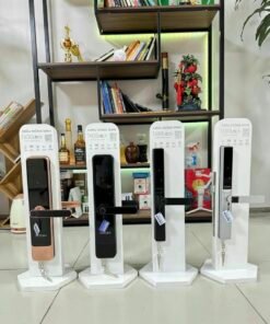 Khóa Cửa Thông Minh Chính Hãng - Khóa Cửa Thông Minh Cho Cửa Nhôm Màu Đen Titan 5 khoa cua thong minh 6