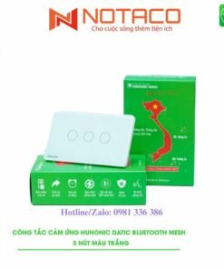 Công tắc cảm ứng 3 nút màu trắng