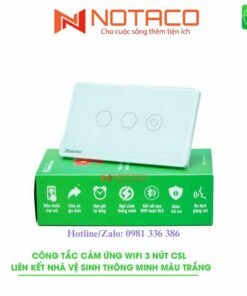 công tắc thông minh 3 nút nhà vệ sinh