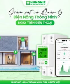 Công Tơ Điện Tử Hunonic Entec - Công Tơ Điện Tử 1 Pha 8 Entec 2