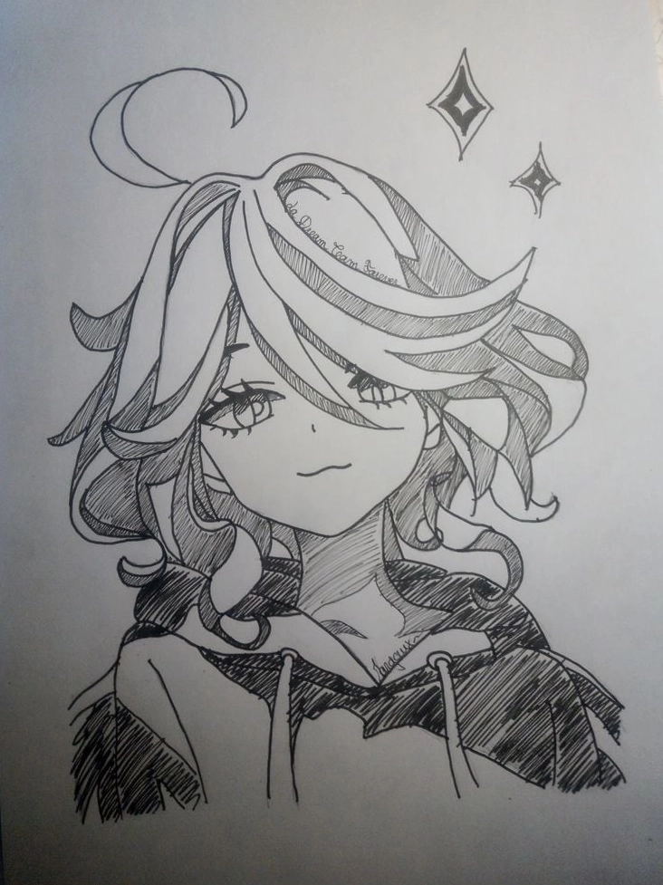 Ảnh anime đơn giản mô tả cảnh quan thế giới kỳ ảo