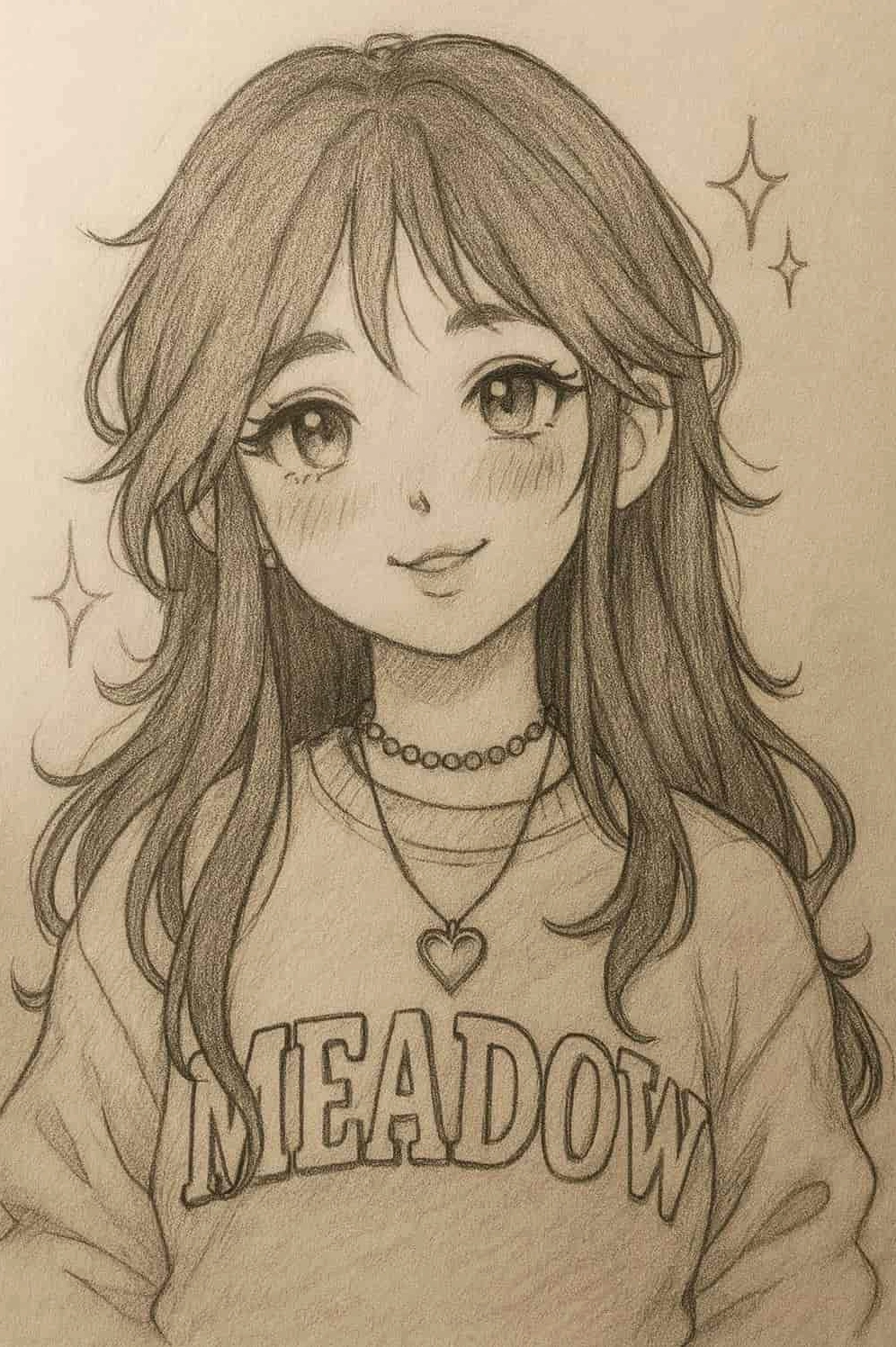 Ảnh anime đơn giản nhân vật với động tác bay bổng