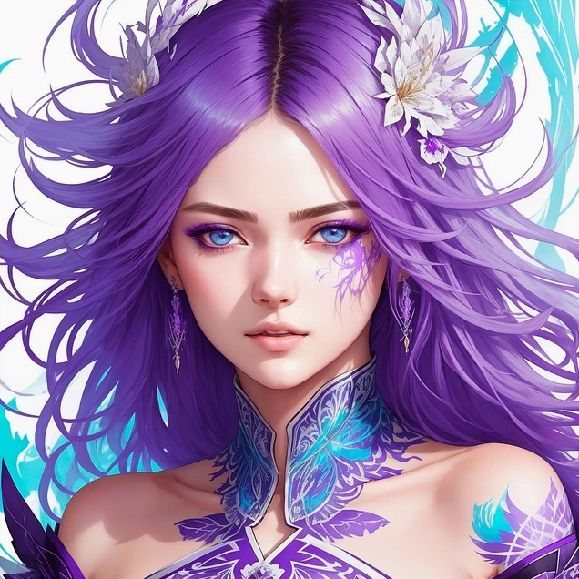 Ảnh anime gái chibi với tạo hình năng động, phong cách