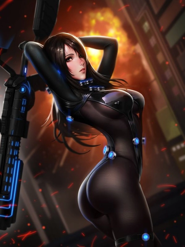 Bộ Sưu Tập Cận Cảnh Ảnh Anime Gantz: Sắc Đẹp và Sinh Tồn 5 Ảnh anime Gantz: Shimohira Reika và Liang Xing sẵn sàng chiến đấu