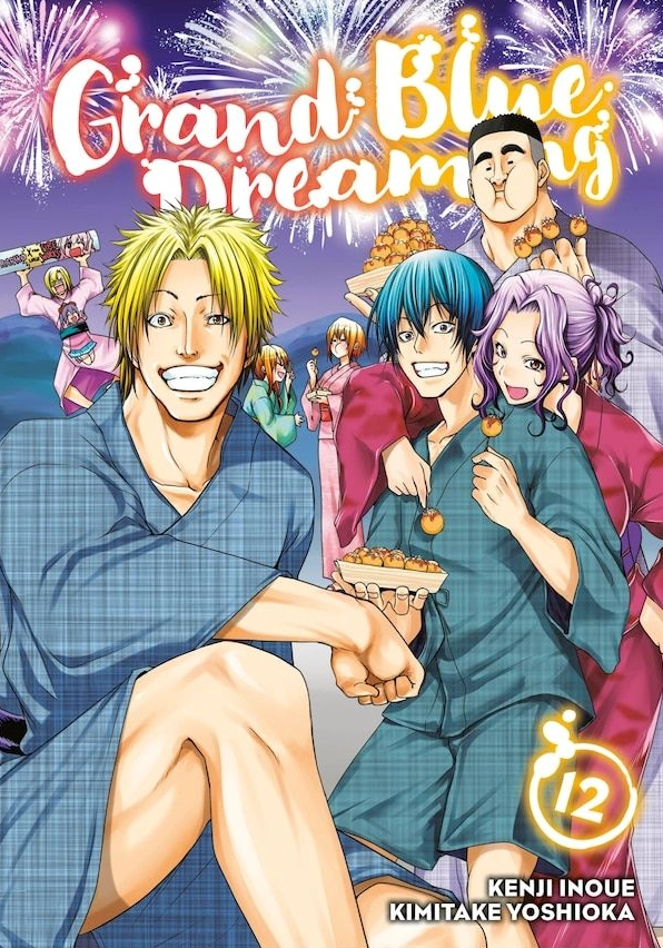 ảnh anime grand blue biểu cảm tức giận và hoảng loạn của Iori