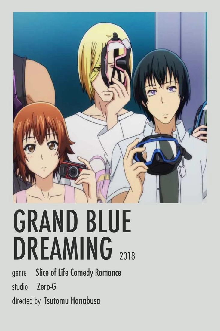 ảnh anime grand blue cảnh Chisa Kotegawa dưới nước