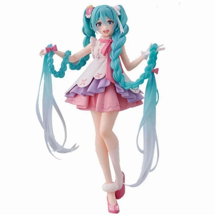 ảnh anime miku trong tư thế mạnh mẽ và ánh nhìn sắc sảo