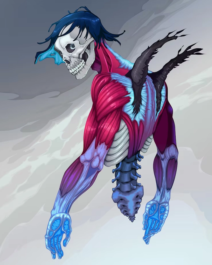 Cận cảnh bộ sưu tập ảnh anime monster ấn tượng và quái dị nhất 4 Ảnh anime monster với chân dung thiên thần sa ngã mặt quỷ