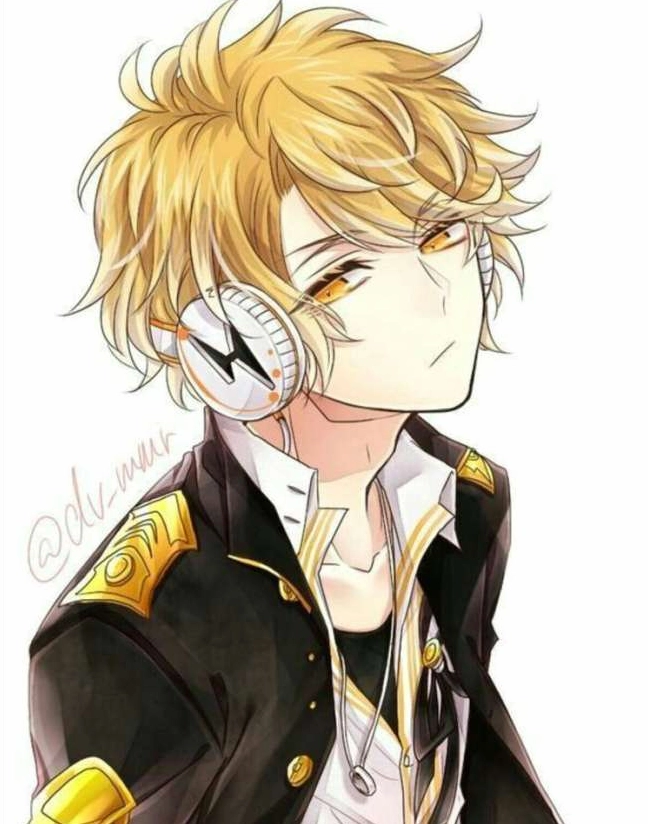 Ảnh anime nam ngầu lạnh lùng với mái tóc dài bồng bềnh và ánh mắt sắc sảo