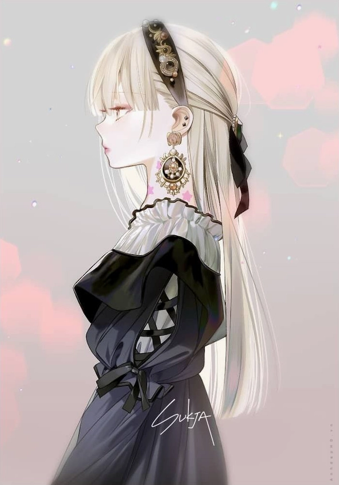 Ảnh anime nữ đẹp lạnh lùng và mạnh mẽ với phong cách chiến đấu