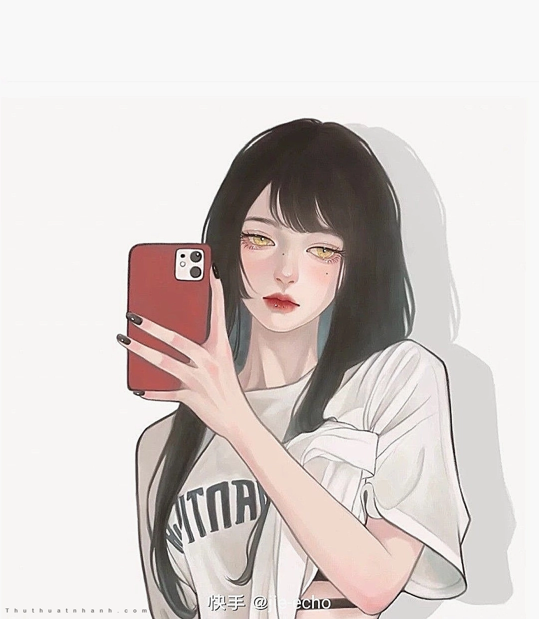 Cận cảnh 20+ ảnh anime nữ lạnh lùng vô cảm ngầu hút hồn giới trẻ 5 ảnh anime nữ lạnh lùng vô cảm ngầu với góc nhìn từ phía sau đầy bí ẩn