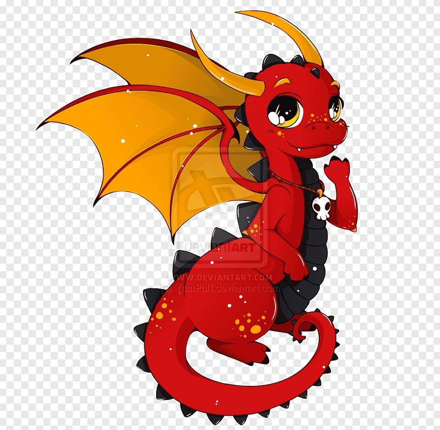 Ảnh anime rồng chibi phong cách Trung Hoa đáng yêu