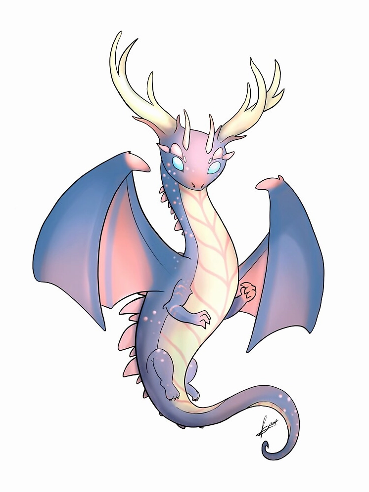 Ảnh anime rồng cute nhất với ánh mắt to tròn