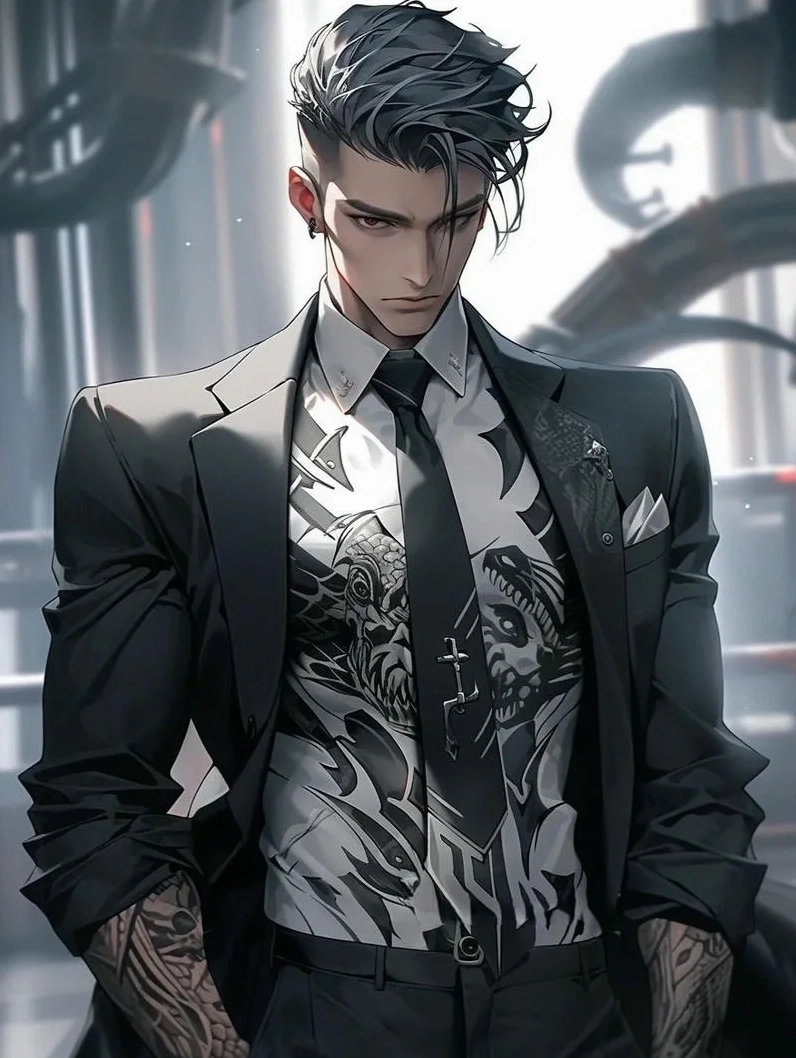 Top 20 Ảnh Anime Tổng Tài Khí Chất Đỉnh Cao và Đầy Cuốn Hút 16 Ảnh anime tổng tài đẹp trai với gương mặt góc cạnh