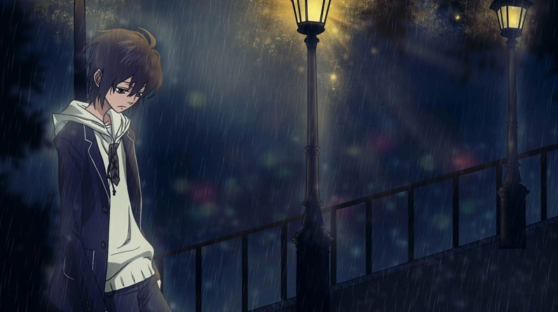 Bộ Sưu Tập Cận Cảnh Ảnh Anime Nam Buồn Đầy Cảm Xúc 6 Ảnh buồn anime nam đơn độc giữa khung cảnh tĩnh lặng