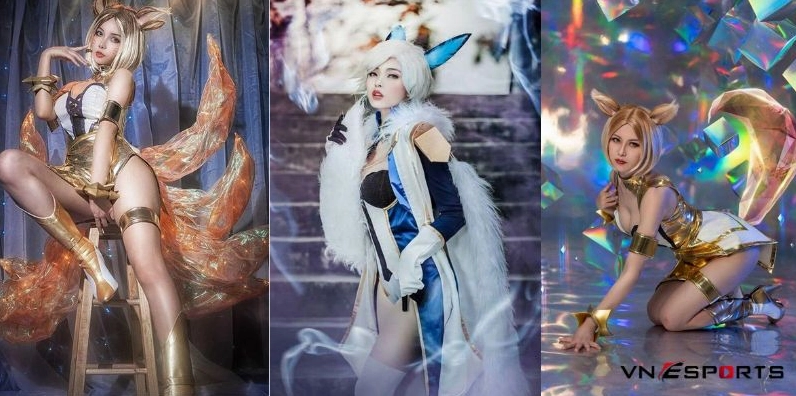 Ảnh cosplay tướng nữ Liên Quân Mobile hình tượng hồ ly 9 đuôi