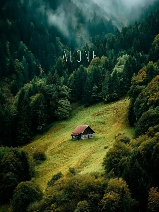 ảnh đẹp anime thung lũng yên bình có ngôi nhà