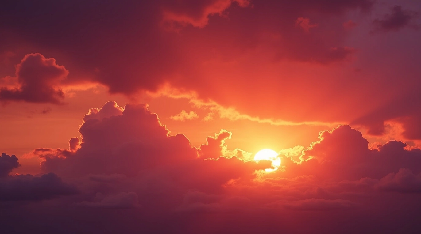 Ảnh gái xinh béo tận hưởng hoàng hôn rực rỡ