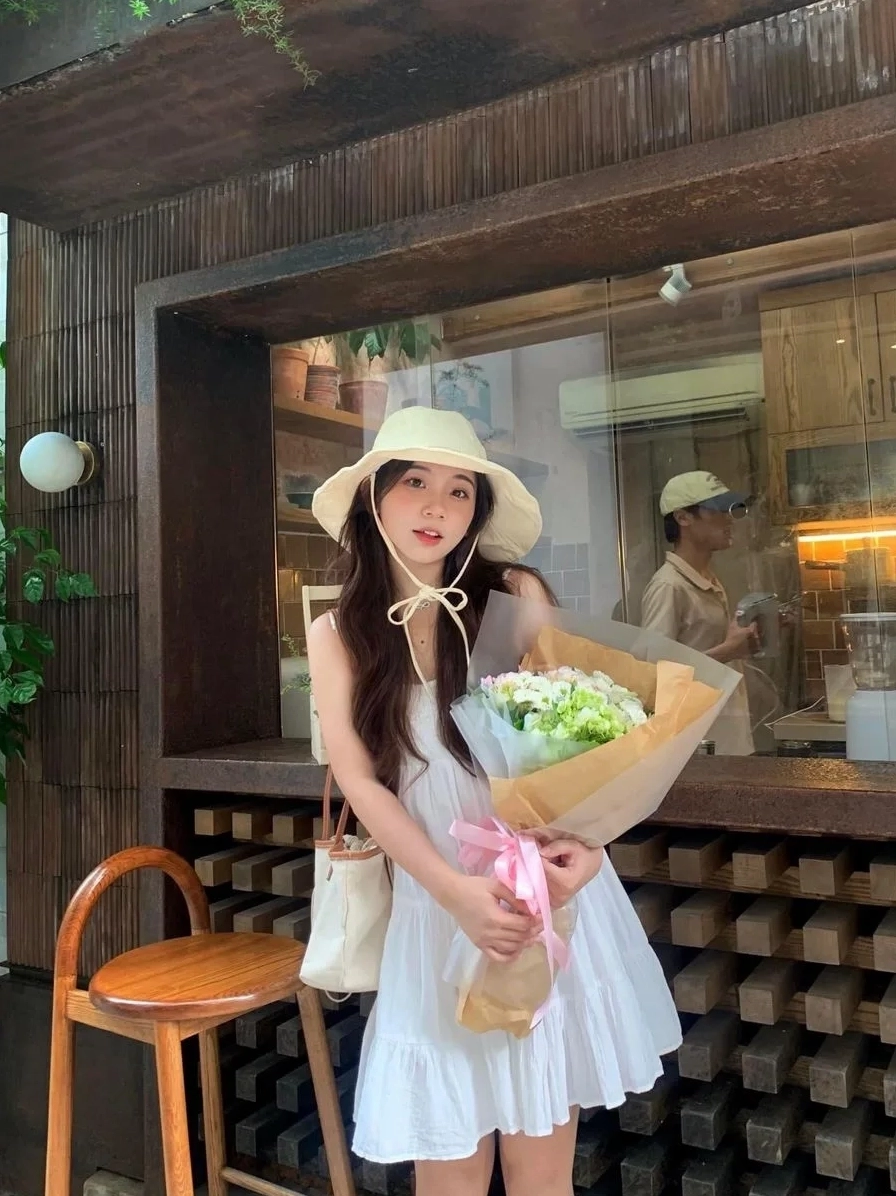 Ảnh gái xinh dễ thương lung linh đầy sắc màu