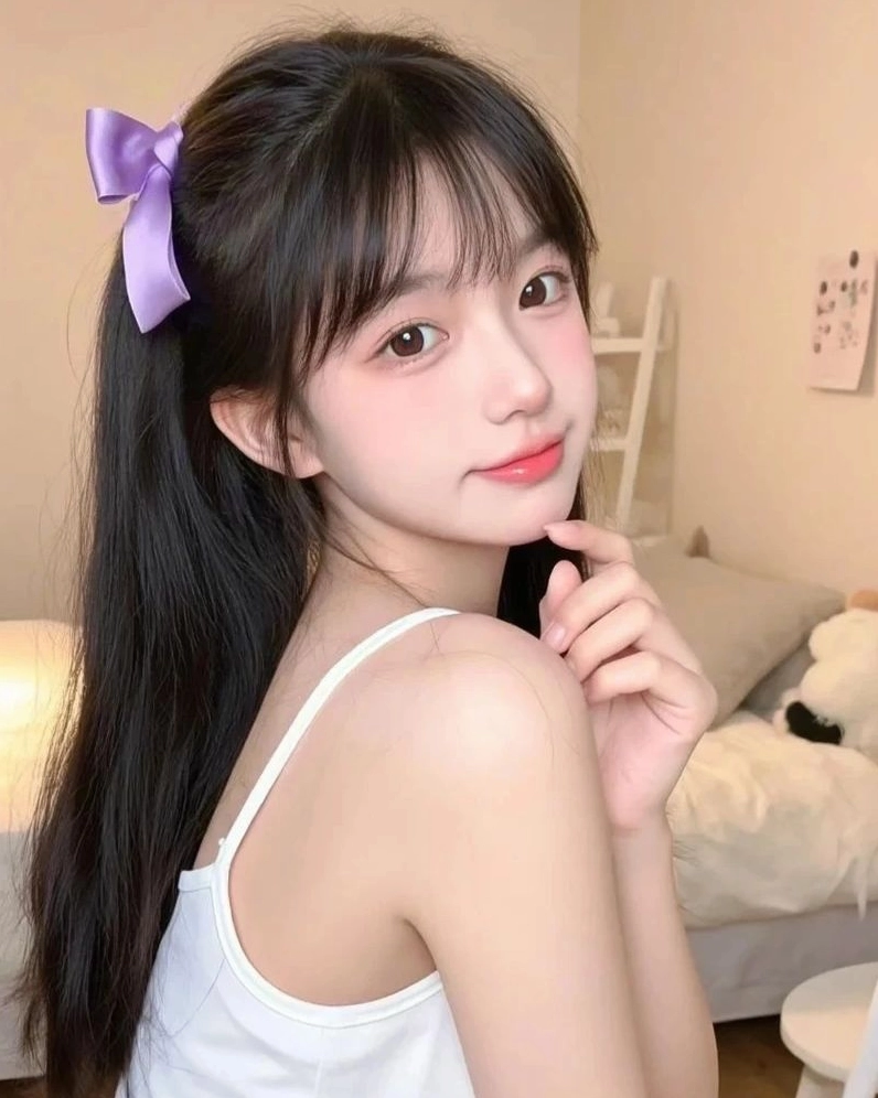 ảnh gái xinh douyin cute với nụ cười ngọt ngào