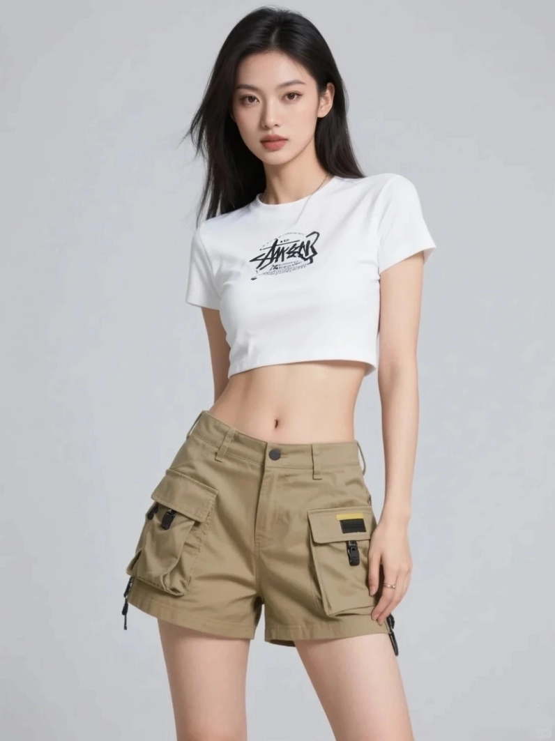 Ảnh gái xinh mặc quần ngắn đầy phong cách cho mùa hè sôi động