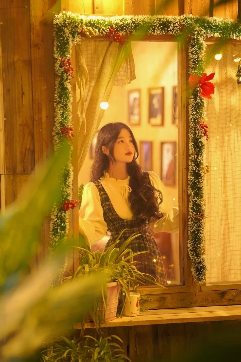 ảnh gái xinh quyến rũ với hiệu ứng ánh sáng nghệ thuật