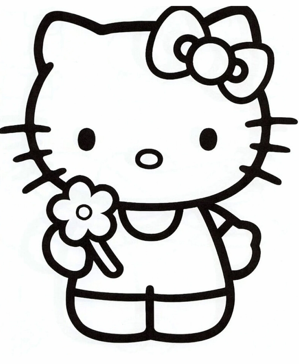 Bộ Sưu Tập Ảnh Hello Kitty Tô Màu Cực Độc và Đáng Yêu 5 ảnh hello kitty tô màu cùng trái tim dễ thương