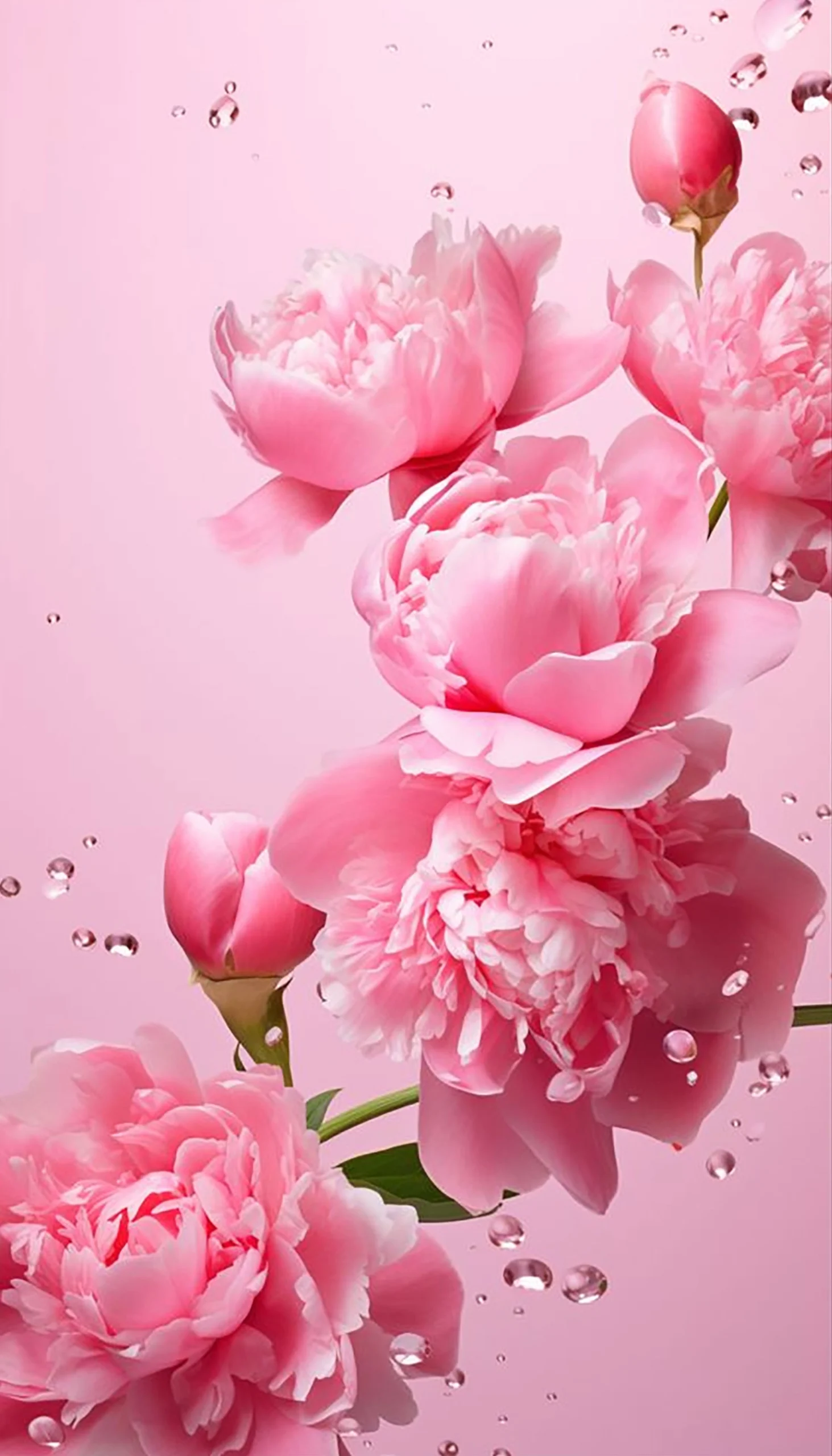 ảnh hoa mẫu đơn hồng phấn làm hình nền đẹp mắt