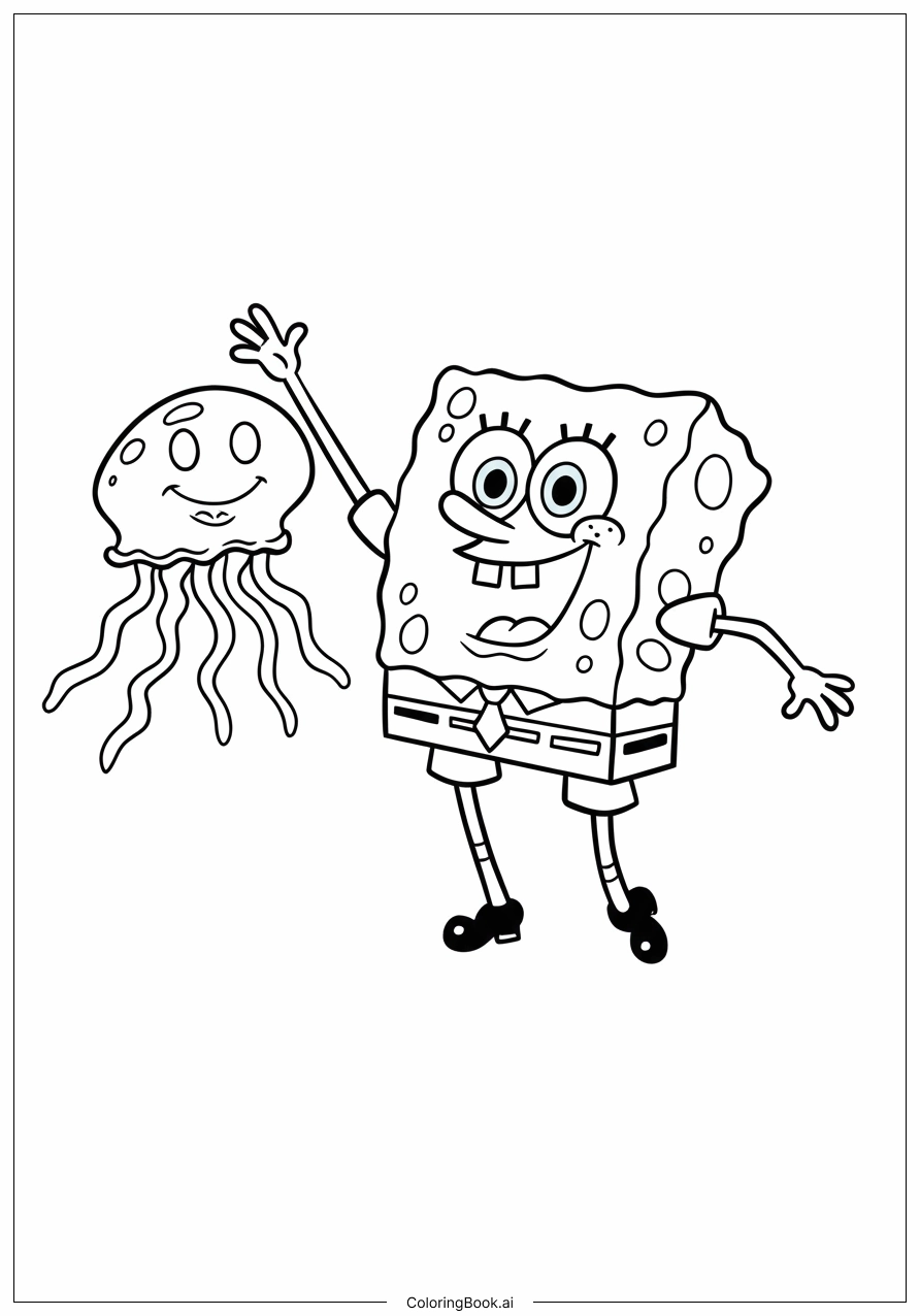 Ảnh lloyd anime và trang tô màu Spongebob Squarepants