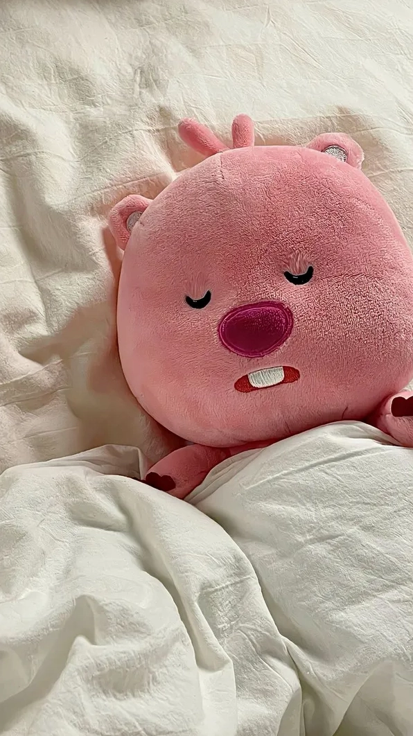 Ảnh loopy meme cô bé Loopy đang ngủ mơ màng đầy dễ thương