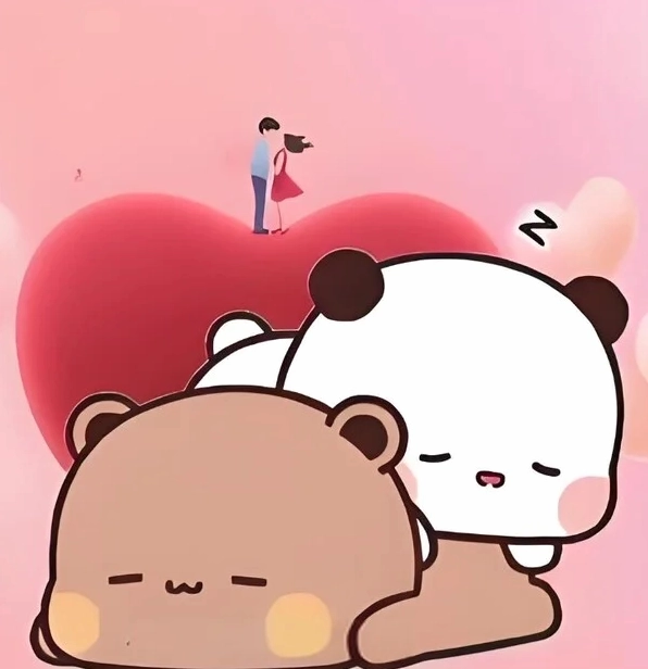 ảnh meme ảnh cute về một cặp đôi hạnh phúc