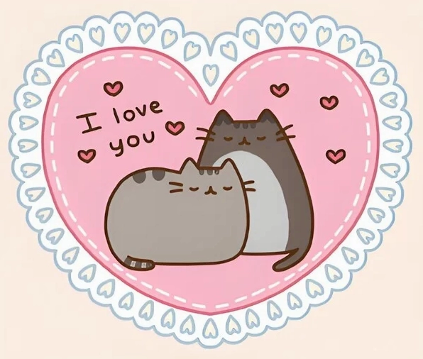 ảnh meme ảnh cute với thông điệp 'anh yêu em' ngọt ngào