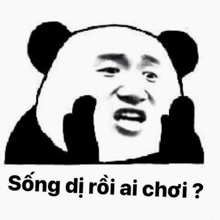 Ảnh meme chơi một mình biểu thị sự từ chối giao lưu
