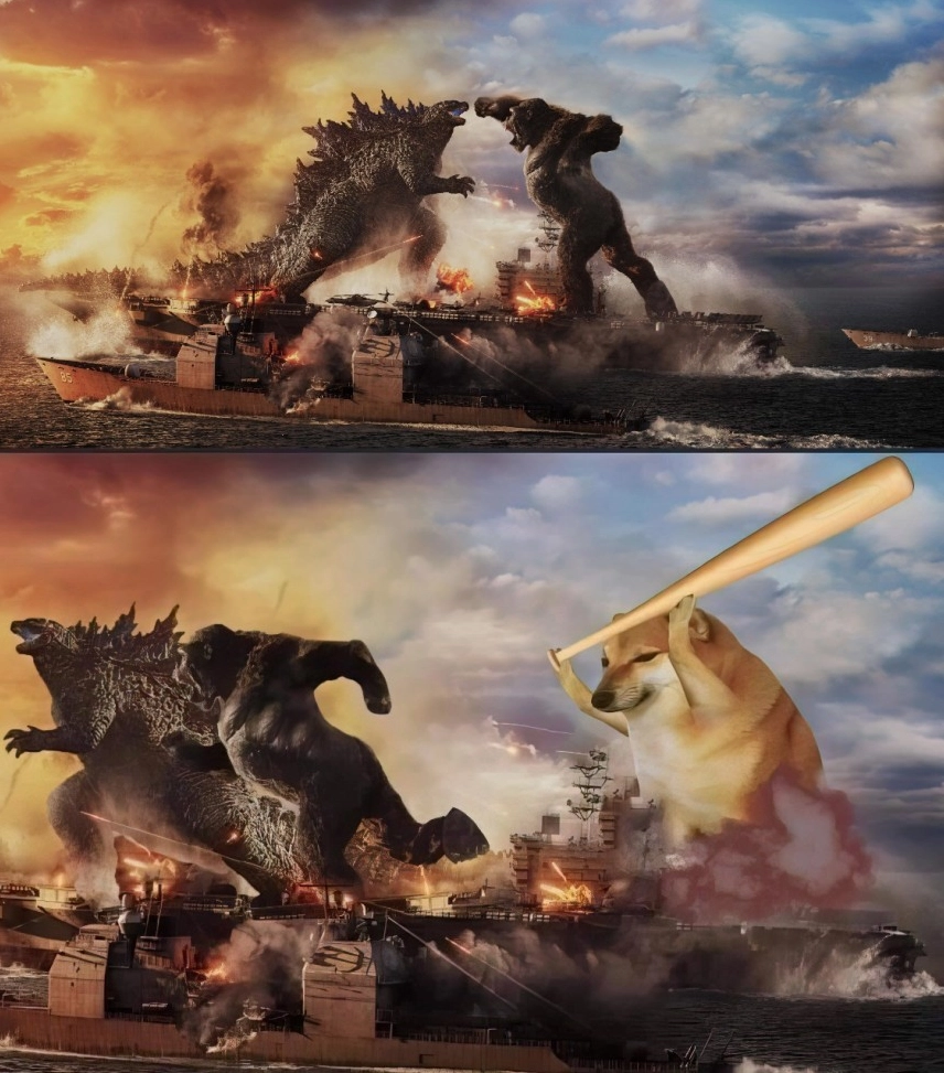 ảnh meme đánh lộn căng thẳng