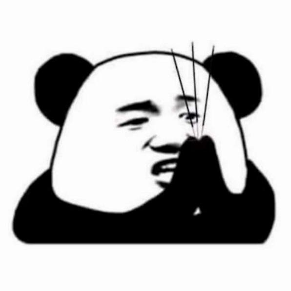 Ảnh meme gấu trúc khóc với gương mặt buồn bã rất biểu cảm