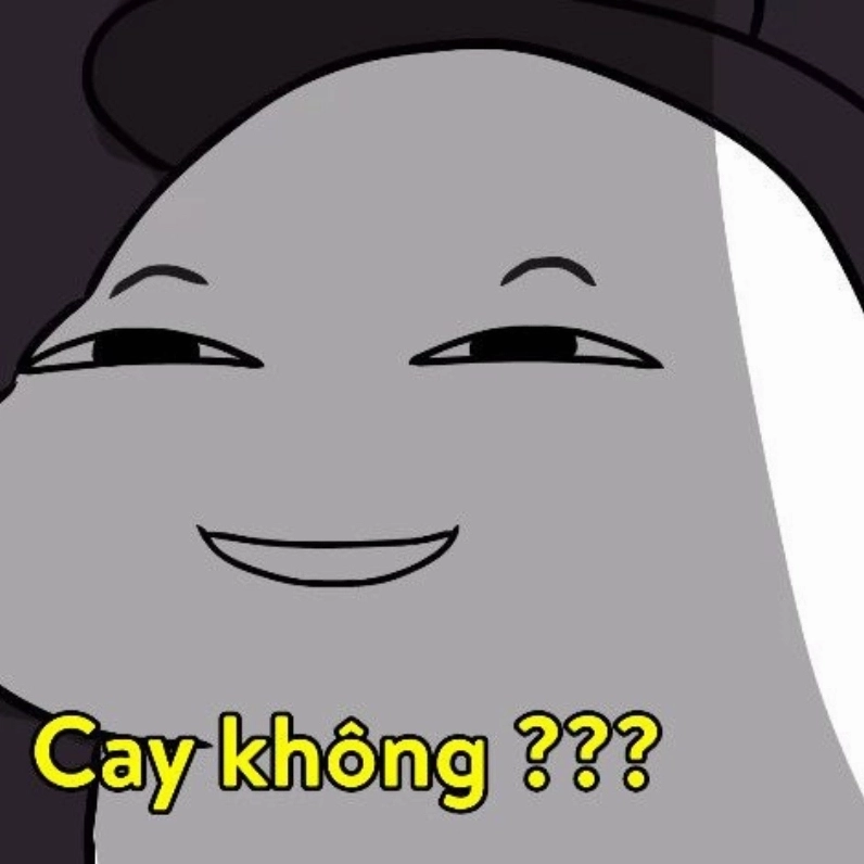 ảnh meme khinh bỉ với nụ cười nhếch mép ẩn ý