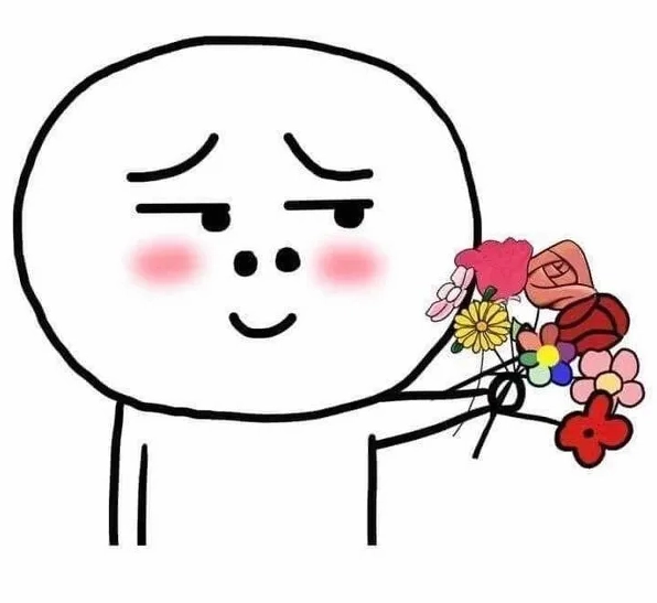 Ảnh meme mèo tặng hoa dễ thương gửi gắm yêu thương