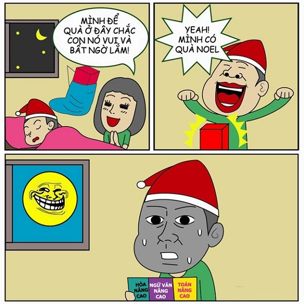 Tuyển tập ảnh meme Noel cười té ghế và bá đạo nhất mùa Giáng sinh 9 ảnh meme noel với món quà giáng sinh độc đáo