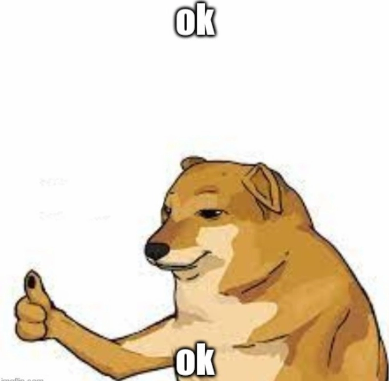 Ảnh meme ok về chú chó đang gật đầu vẻ mặt tin tưởng