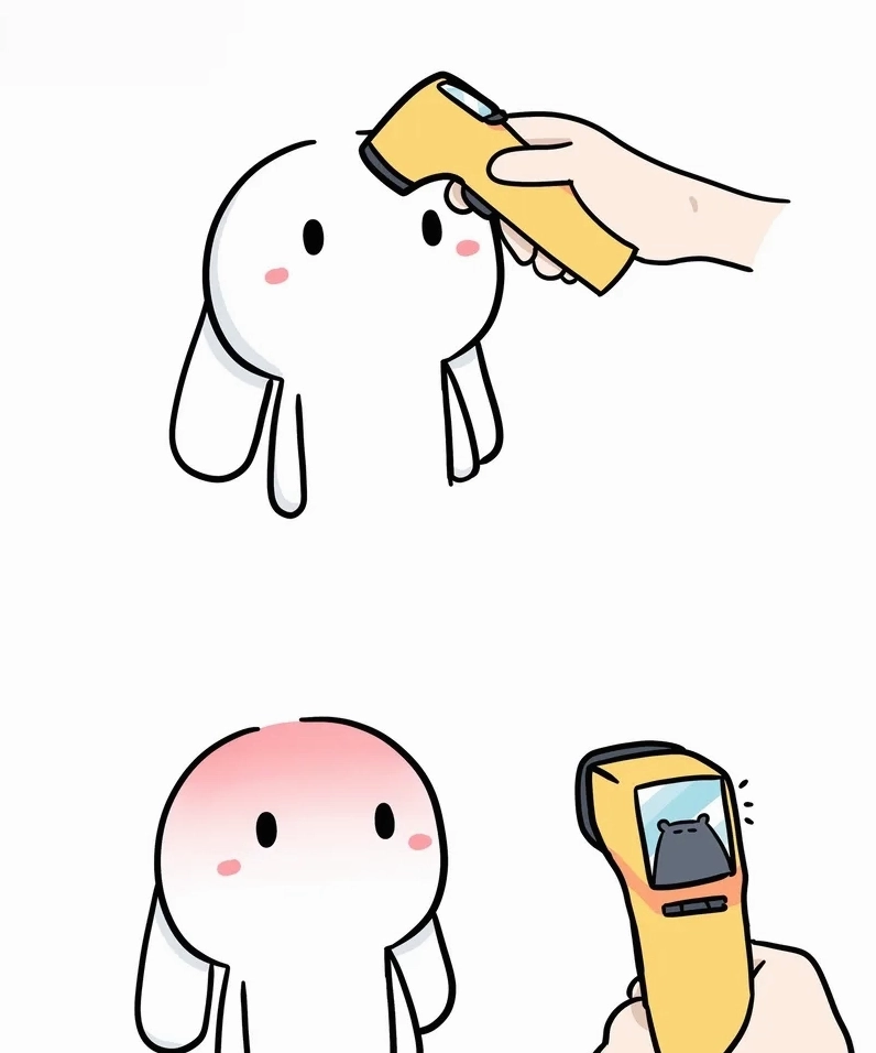 Ảnh meme thỏ bảy màu wibu mang đậm phong cách anime độc đáo