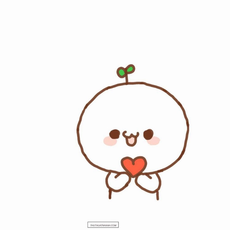 Ảnh meme tình yêu cute hình ảnh chó con đáng yêu đang suy tư