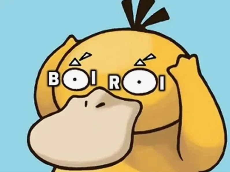 Ảnh meme vịt cầm dao với vẻ mặt quyết tâm đáng sợ